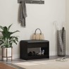 Banc d'entrée avec coussin Chêne Noir 63 x 38 x 45 cm 536880536880