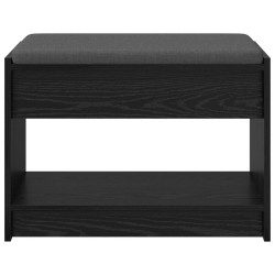 Banc d'entrée avec coussin Chêne Noir 63 x 38 x 45 cm 536880536880