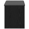 Banc d'entrée avec coussin Chêne Noir 63 x 38 x 45 cm 536880536880