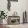 Banc d'entrée avec coussin Chêne Sonoma 63 x 38 x 45 cm 536882536882