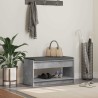 Banc d'entrée avec coussin Gris Béton 83 x 38 x 45 cm 536884536884
