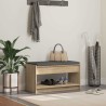 Banc d'entrée avec coussin Chêne Sonoma 83 x 38 x 45 cm 536885536885