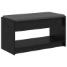 Banc d'entrée avec coussin Chêne Noir 83 x 38 x 45 cm 536886536886