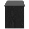 Banc d'entrée avec coussin Chêne Noir 83 x 38 x 45 cm 536886536886