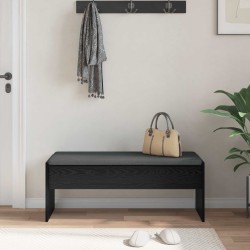 Banc d'entrée avec coussin Chêne noir 103 x 38 x 40 cm 536889536889