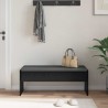 Banc d'entrée avec coussin Chêne noir 103 x 38 x 40 cm 536889536889