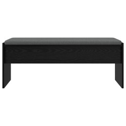 Banc d'entrée avec coussin Chêne noir 103 x 38 x 40 cm 536889536889