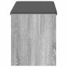 Banc d'entrée avec coussin Gris Sonoma 83 x 38 x 45 cm 536892536892