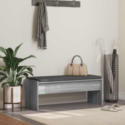 Banc d'entrée avec coussin Gris Sonoma 103 x 38 x 40 cm 536893536893