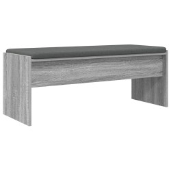 Banc d'entrée avec coussin Gris Sonoma 103 x 38 x 40 cm 536893536893