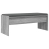 Banc d'entrée avec coussin Gris Sonoma 103 x 38 x 40 cm 536893536893
