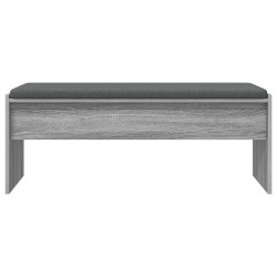 Banc d'entrée avec coussin Gris Sonoma 103 x 38 x 40 cm 536893536893