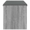 Banc d'entrée avec coussin Gris Sonoma 103 x 38 x 40 cm 536893536893