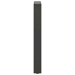 Pieds de table à manger Anthracite 2 pièces 60 x (72-73) cm Acier 536894536894