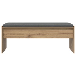 Banc d'entrée avec coussin Chêne artisanal 103 x 38 x 40 cm 536895536895