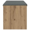 Banc d'entrée avec coussin Chêne artisanal 103 x 38 x 40 cm 536895536895