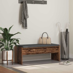 Banc d'entrée avec coussin Bois ancien 103 x 38 x 40 cm 536897536897