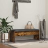 Banc d'entrée avec coussin Chêne fumé 103 x 38 x 40 cm 536898536898