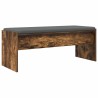 Banc d'entrée avec coussin Chêne fumé 103 x 38 x 40 cm 536898536898