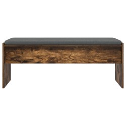 Banc d'entrée avec coussin Chêne fumé 103 x 38 x 40 cm 536898536898