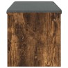 Banc d'entrée avec coussin Chêne fumé 103 x 38 x 40 cm 536898536898