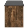 Banc d'entrée avec coussin Chêne Fumé 83 x 38 x 45 cm 536899536899