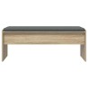 Banc d'entrée avec coussin Chêne Sonoma 103 x 38 x 40 cm 536900536900