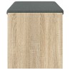 Banc d'entrée avec coussin Chêne Sonoma 103 x 38 x 40 cm 536900536900