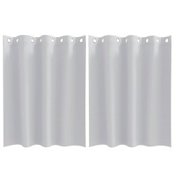 Rideaux occultants avec anneaux 2 pcs Gris pâle 140 x 140 cm 536904536904