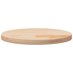 Dessus de table rond Ø50x3 cm bois de pin massif 536906536906