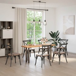 Pieds de table console en acier naturel, 2 pièces, 28 x (72-73) cm 536908536908