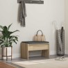 Banc d'entrée avec coussin Chêne Sonoma 63 x 38 x 40 cm 536910536910