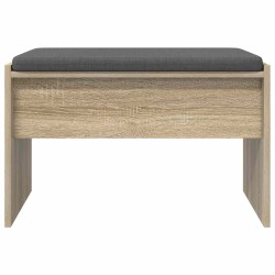 Banc d'entrée avec coussin Chêne Sonoma 63 x 38 x 40 cm 536910536910