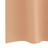 Rideaux occultants avec anneaux 2 pcs Marron Clair 245 x 140 cm 536911536911