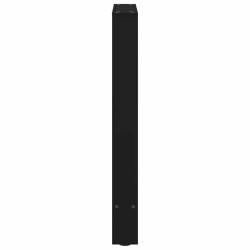 Pieds de table à manger Noir 2 pièces 50 x (72-73) cm Acier 536912536912