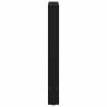 Pieds de table à manger Noir 2 pièces 50 x (72-73) cm Acier 536912536912