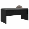 Banc d'entrée avec coussin Chêne noir 83 x 38 x 40 cm 536913536913