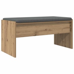 Banc d'entrée avec coussin Chêne artisanal 83 x 38 x 40 cm 536914536914