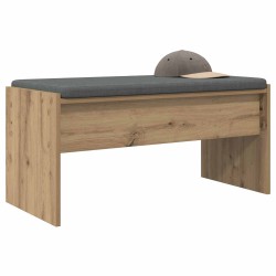 Banc d'entrée avec coussin Chêne artisanal 83 x 38 x 40 cm 536914536914