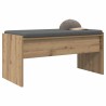 Banc d'entrée avec coussin Chêne artisanal 83 x 38 x 40 cm 536914536914