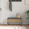 Banc d'entrée avec coussin Chêne artisanal 83 x 38 x 40 cm 536914536914
