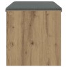 Banc d'entrée avec coussin Chêne artisanal 83 x 38 x 40 cm 536914536914