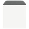 Banc d'entrée avec coussin Blanc 103 x 38 x 40 cm 536917536917