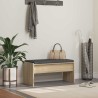 Banc d'entrée avec coussin Chêne Sonoma 83 x 38 x 40 cm 536919536919
