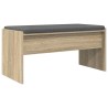 Banc d'entrée avec coussin Chêne Sonoma 83 x 38 x 40 cm 536919536919