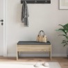 Banc d'entrée avec coussin Chêne Sonoma 83 x 38 x 40 cm 536919536919