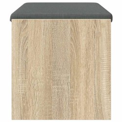 Banc d'entrée avec coussin Chêne Sonoma 83 x 38 x 40 cm 536919536919