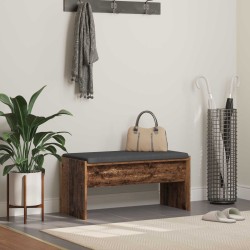 Banc d'entrée avec coussin Bois ancien 83 x 38 x 40 cm 536920536920