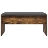 Banc d'entrée avec coussin Chêne fumé 83 x 38 x 40 cm 536921536921