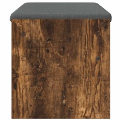 Banc d'entrée avec coussin Chêne fumé 83 x 38 x 40 cm 536921536921